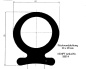 Preview: 99614 Dichtungsgummi 28x24 mm