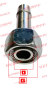Preview: 23313 | Schlauchstutzen vormontiert 11mm