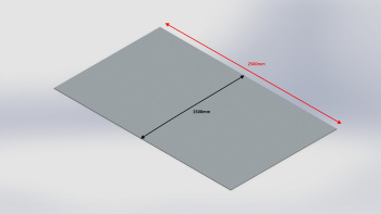 113180 Verschleißblech Hartstahl Fixmaß HB 450 2500x1500x4 mm