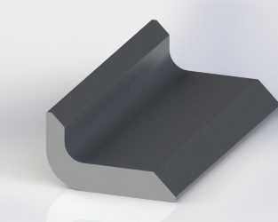 Preview: 80642 Winkelprofil 40x70 mm Verstärkung f. Benalu Alu-Chassis