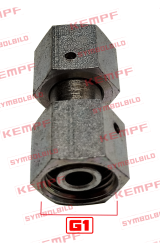 Preview: 73097 | Doppelverbinder, gerade 10L/10L