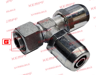 Preview: 23321| L-Steckverbindung einstellbar 8L