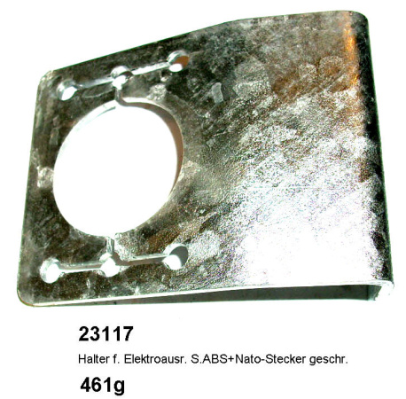 123945 Kempf Halter f.Elektroausr. f. Steckdose einfach; anschraubbar