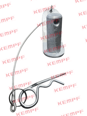 155586 | Bolzen mit Seil und Federstecker