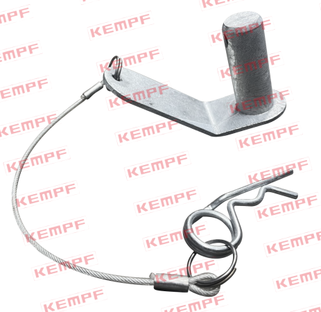 155586 | Bolzen mit Seil und Federstecker