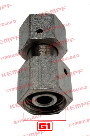 73097 | Doppelverbinder, gerade 10L/10L